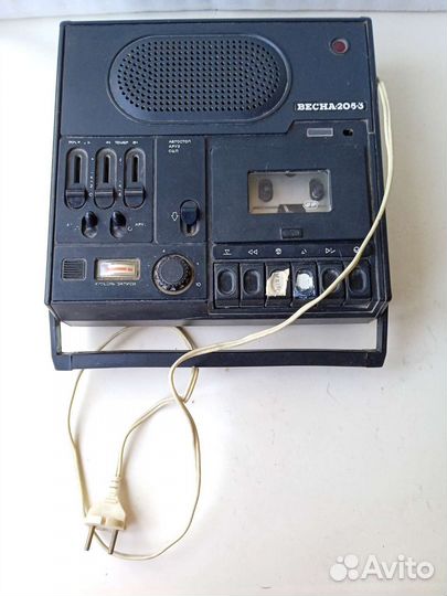 Магнитофон магнитофон весна 205 3 аудиомагнитофон