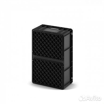 Евроконтейнер EC-6422 (600х400х220 мм) сплошной