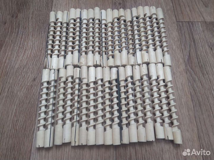 Бигуди СССР дерево 35 шт