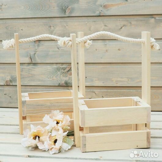 Ящик деревянный подарочный