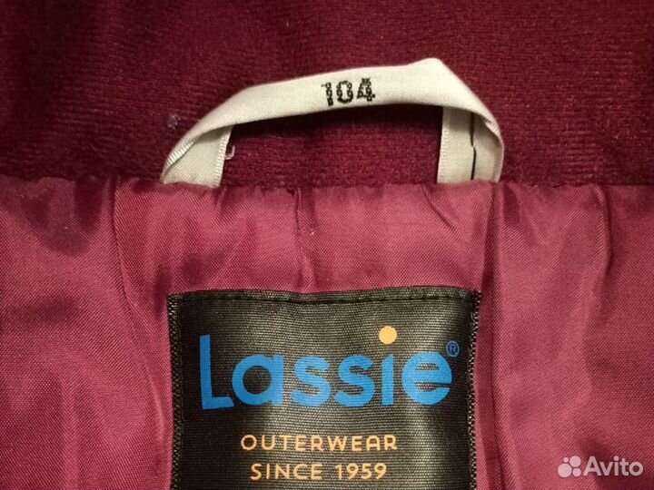 Куртка Lassie зимняя для девочки 104+6