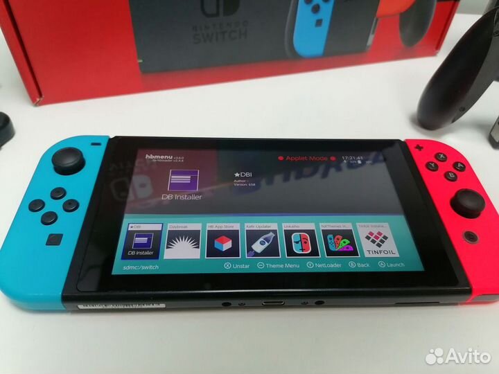 Прошитая Nintendo Switch 288gb(2rev) +999игр