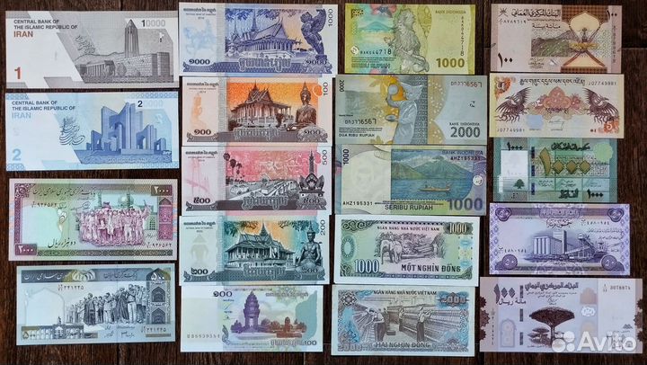 Банкноты Азиатских стран