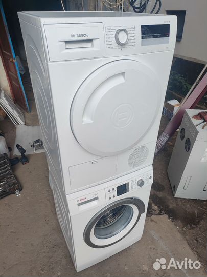 Стиральная и сушильная машина комплект Bosch 8кг