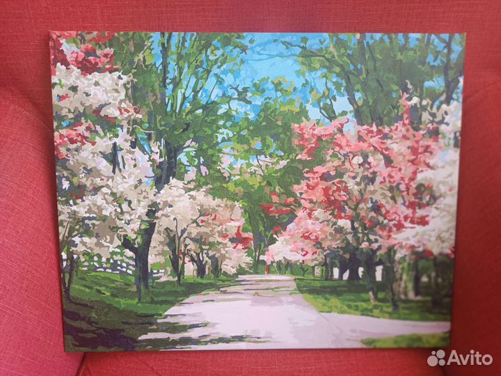 Картины по номерам раскрашенная