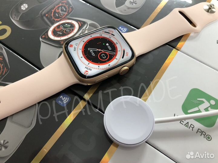 Часы Apple Watch 8 45мм + ремешок (арт.303)