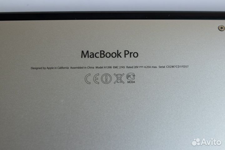 Macbook pro 15 retina late 2013 ssd 512