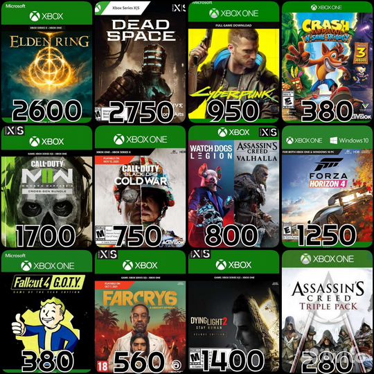 Игры на Xbox One & Xbox Series