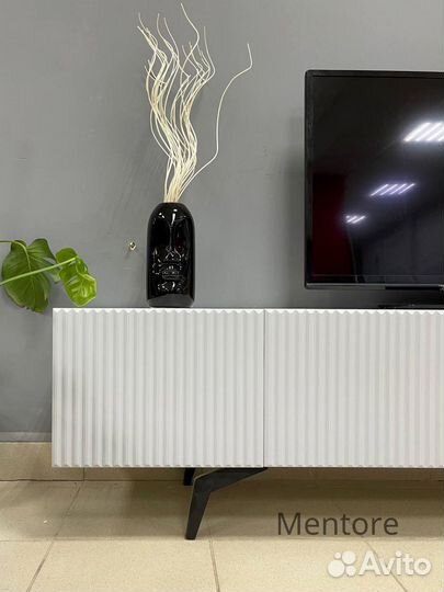 Тумба тв Bravo / вертикаль / белый / 180х40х30 см