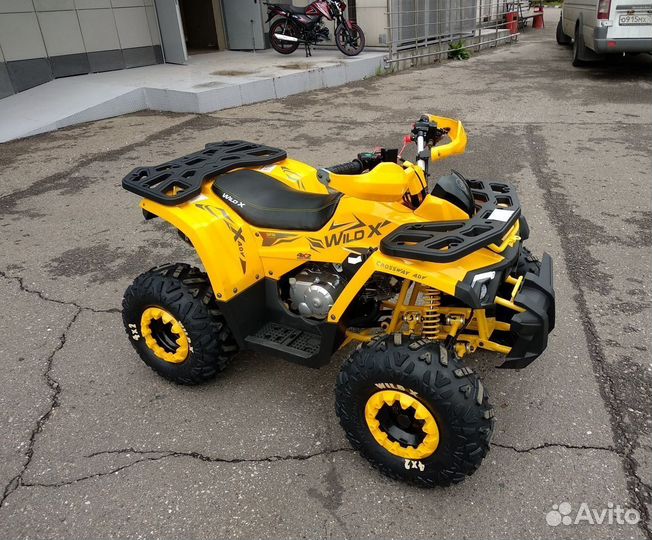 Квадроцикл Motoland Wild X 125 желтый