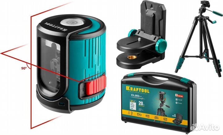 Лазерный нивелир Kraftool CL 20 #4