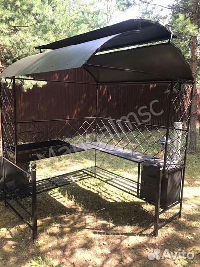 Мангал в стиле лофт