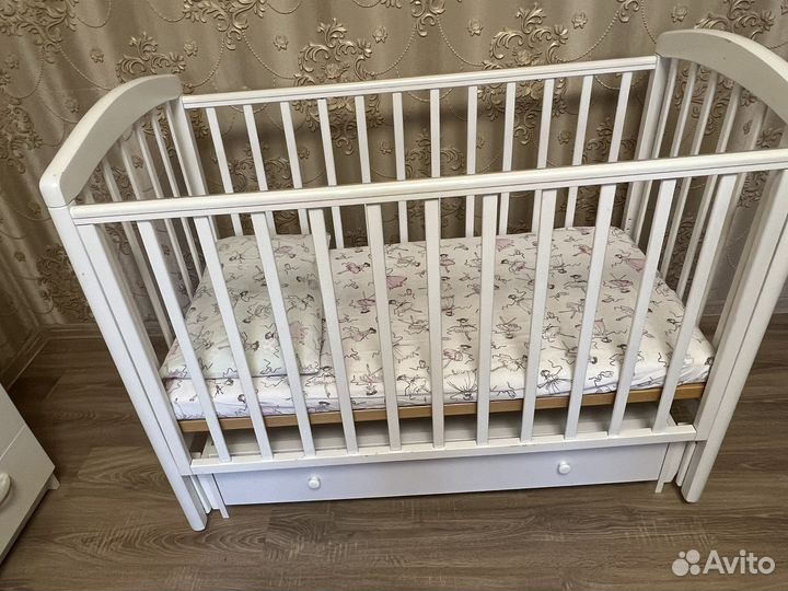 Детская кровать+матрас