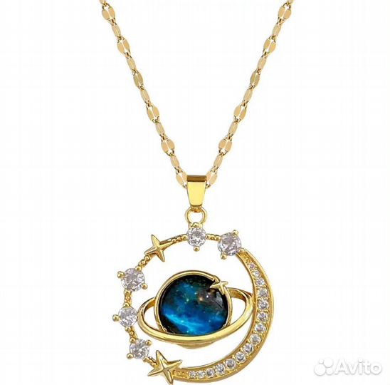 Кулон Звезда и Луна