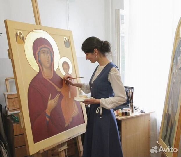 Рукописная икона для храма