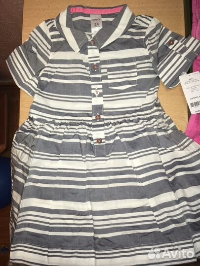 Платье на девочку Carter’s, размер 12-24