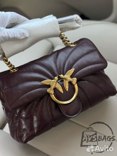 Сумка Pinko натуральная кожа чип