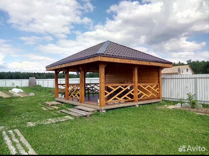 Строительство домов террас беседок бань