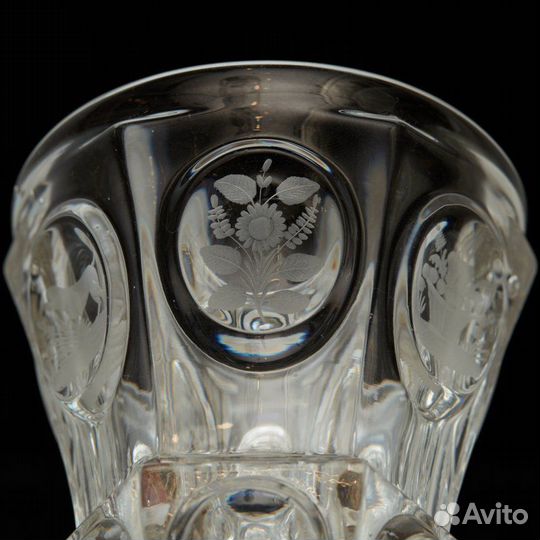 Хрустальный бокал Франция 19 век