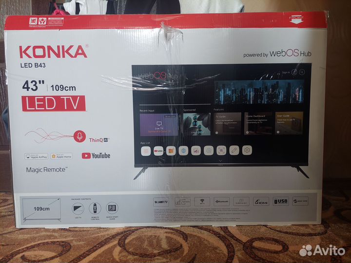 Телевизор SMART tv 43 бу