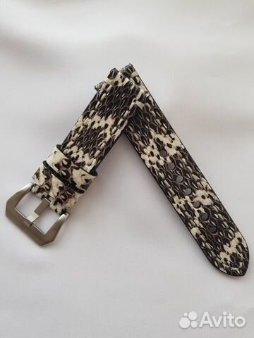 Ремешок для часов 22 мм. Кожа змеи. Питон