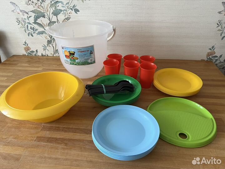 Набор туриста в ведре