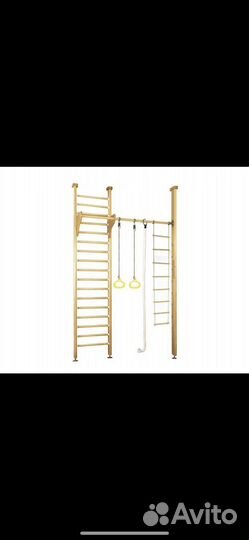 Спортивный комплекс деревянный