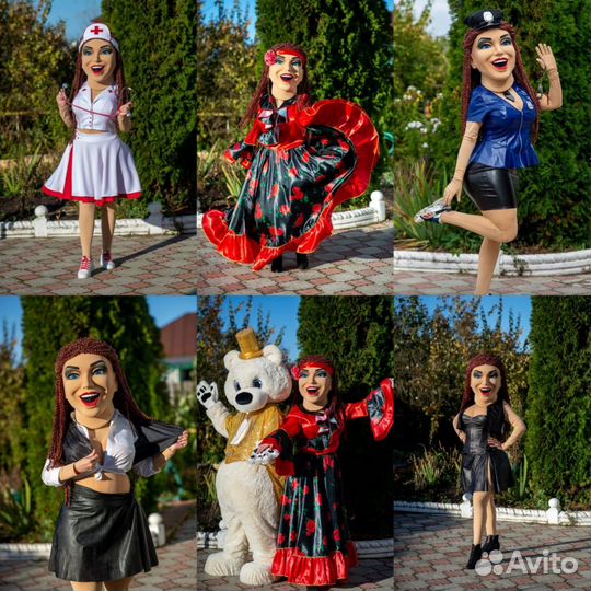 Поздравление от ростовой куклы