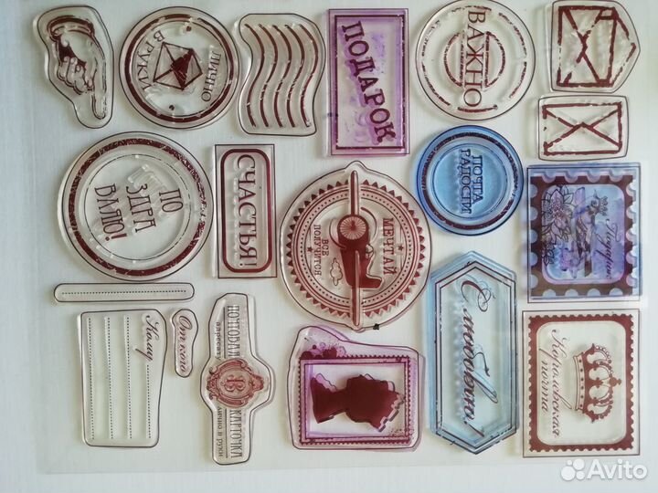 Продам силиконовые штампы и нож для вырубки