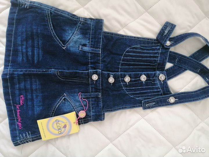 Джинсовый сарафан новый