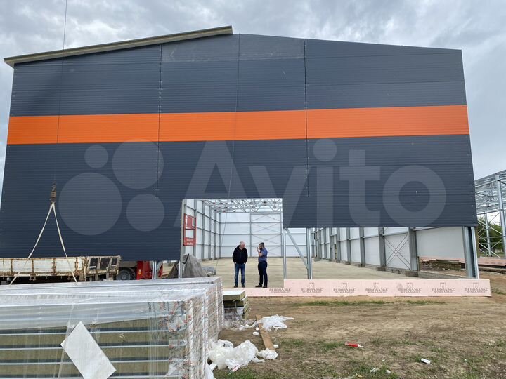 Склад/производство 324-432-1080 м². Высота 8 м