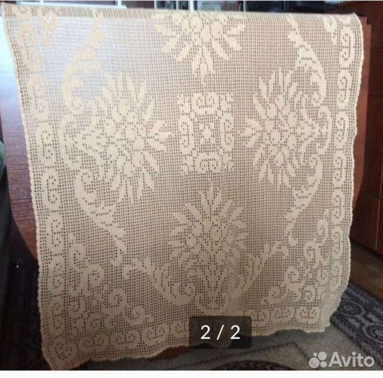 Скатерть ручная работа крючок