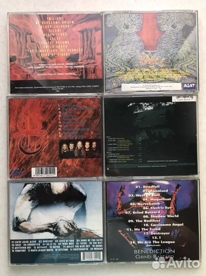 CD диски (metal, rock)