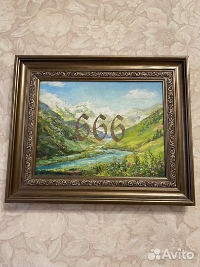 Картина маслом кастомная