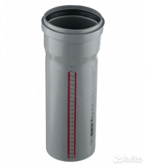 Труба канализационная d110x250 мм пластиковая для