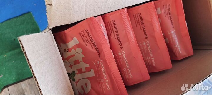 Корм для кроликов little one 4 пачки по 900 гр