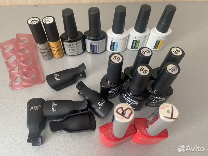 Лампа наклейки гель база для маникюра