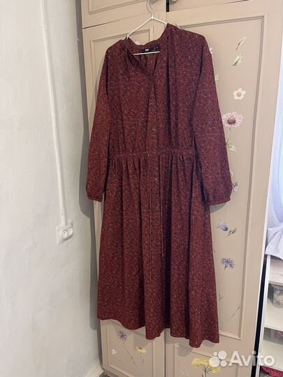 Платье Uniqlo, бохо, размер L