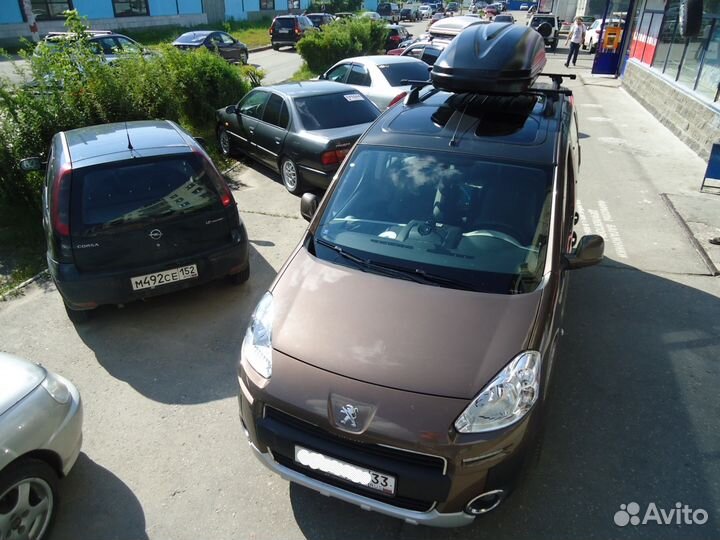 Багажник бокс на крышу Peugeot Partner (2007-2017)