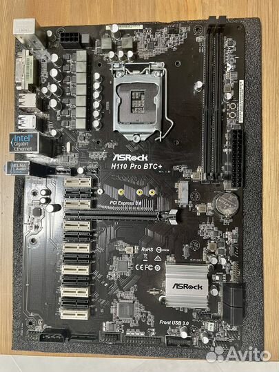 Материнская плата ASRock H110 Pro BTC+