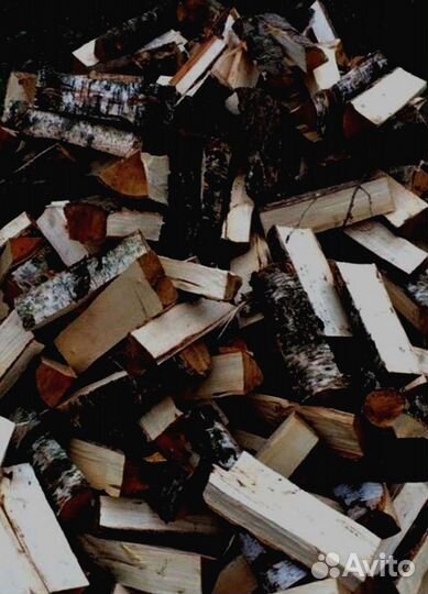 Дрова березовые. Колотые