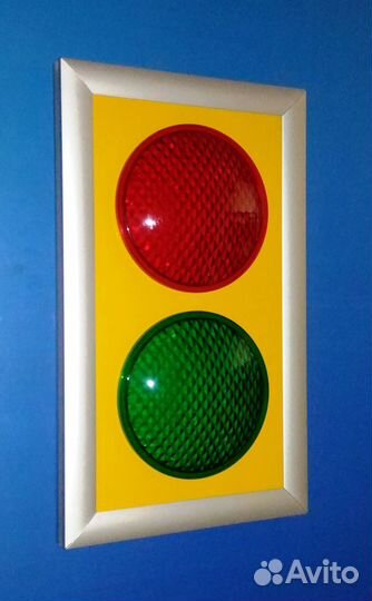 Светофор светодиодный двухцветный 110мм