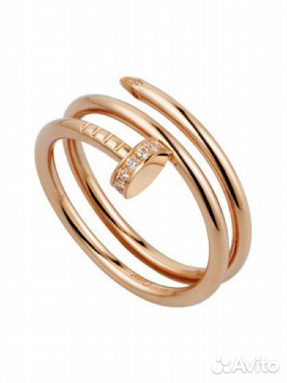 Золотое кольцо cartier
