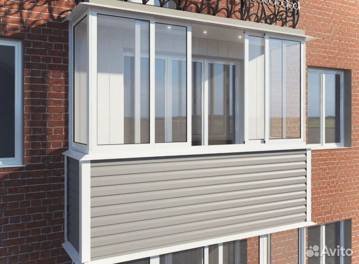 Остекление раздвижное с гарантией