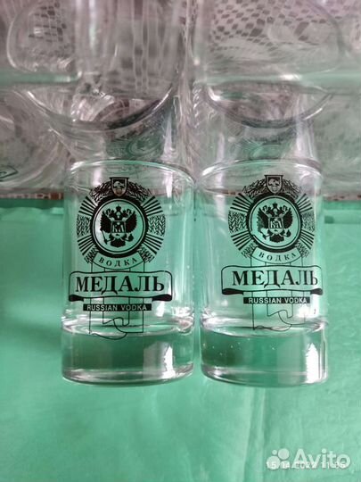 Стопки стеклянные