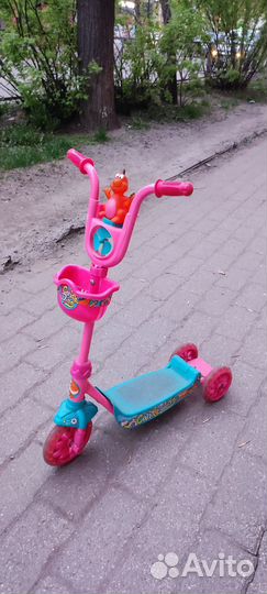Самокат детский трехколесный бу