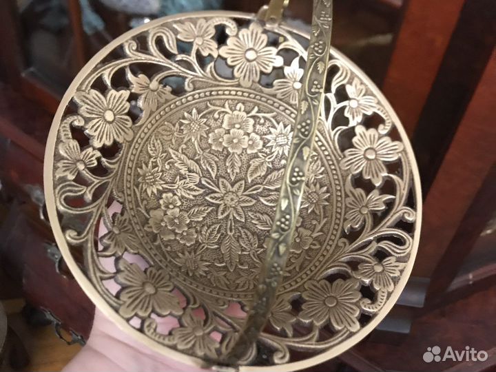 Конфетница из латуни