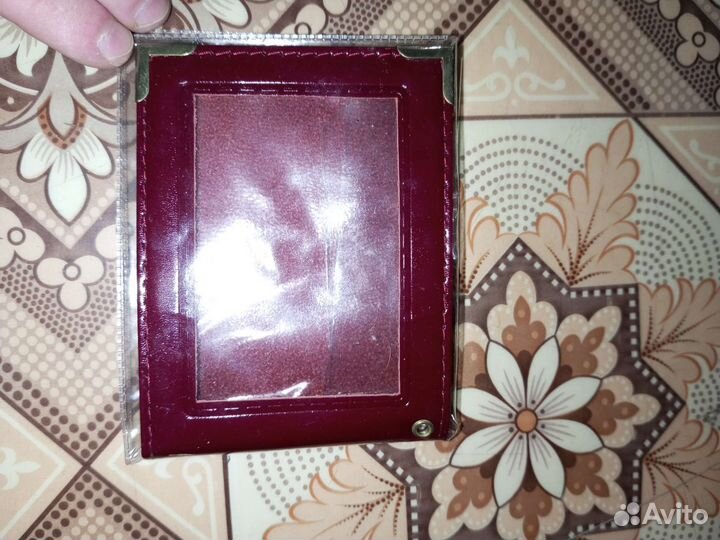 Обложка на удостоверение кожа