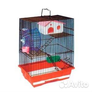 Клетка Гоша для хомяка 3-х этажная 30х23х41см 125