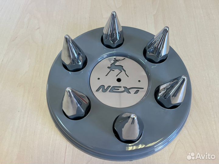 Колпаки газель + пики хром + вставка из нержавейки